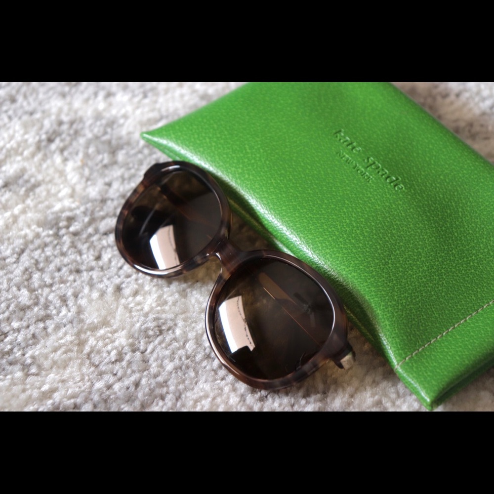 Kate Spade Albertine Sunglasses, Tortoise